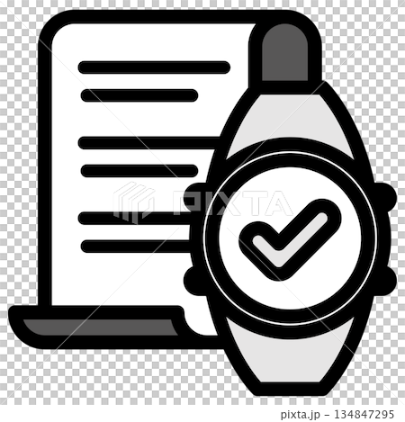Illustration icon material: Smartwatch sports file 333 Illustration icon material: Smartwatch sports file 333 134847295