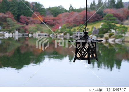 三景園の休憩所からの景色 三景園の休憩所からの景色 134849747
