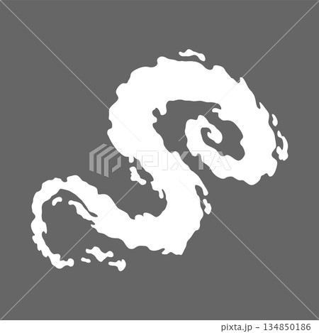 Smoke cloud icon. Vector special effect of puff or steam cloud. Fire blast, smog or fume. Dust or vapor template. Cartoon design white element of comic book Smoke cloud icon. Vector special effect of puff or steam cloud. Fire blast, smog or fume. Dust or vapor template. Cartoon design white element of comic book 134850186
