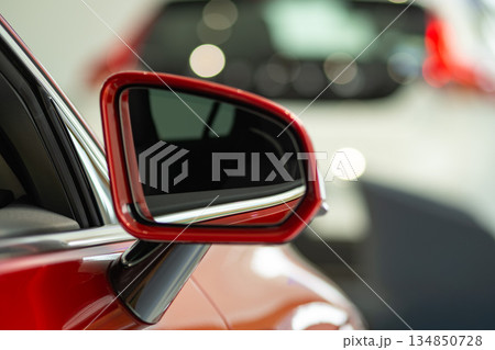 車のサイドミラー 車のサイドミラー 134850728