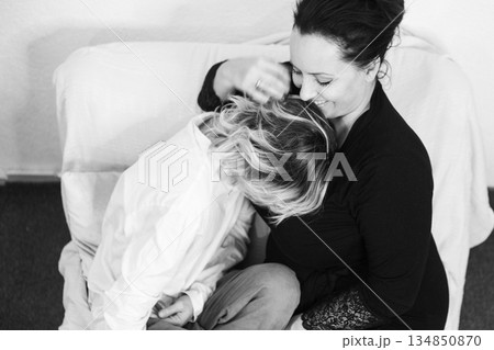 same sex couple drinking wine, lifestyle people concept 134850870