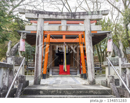御扉が開けられた稲荷神社 御扉が開けられた稲荷神社 134851283