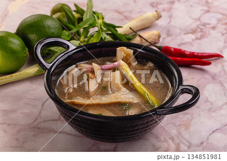 Asian Bamboo shoots traditional soup Asian Bamboo shoots traditional soup 134851981