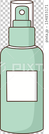 Cute Pastel Green Spray Bottle Illustration for Skincare or Self Care Cute Pastel Green Spray Bottle Illustration for Skincare or Self Care 134853171