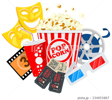 Cinema and Movie Banner Cinema and Movie Banner 134853867