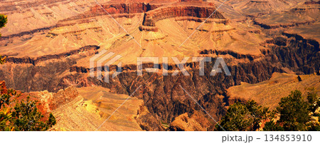 Hazy Sky Day At The Grand Canyon Arizona Hazy Sky Day At The Grand Canyon Arizona 134853910