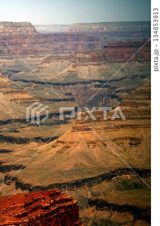 Hazy Sky Day At The Grand Canyon Arizona 134853913