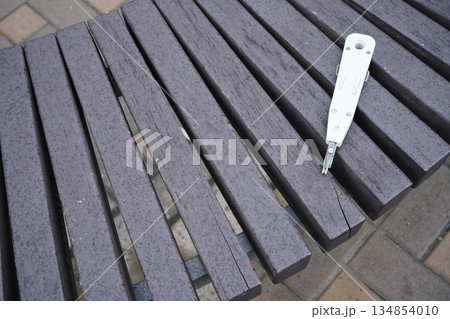 Cross-cutting knife. Cable laying tool LSA-Plus for installing wires at sockets, patch panels and plinths 134854010