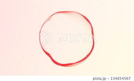 Bright red abstract digital sphere with soft flowing gradients on light background. Minimal energetic orb with smooth motion-inspired particle structure. Bright red abstract digital sphere with soft flowing gradients on light background. Minimal energetic orb with smooth motion-inspired particle structure. 134854567