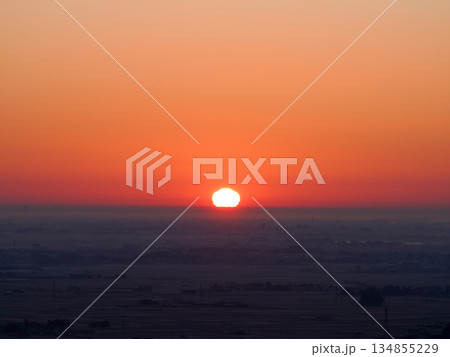 群馬県太田市金山新田神社からの初日の出2026 134855229