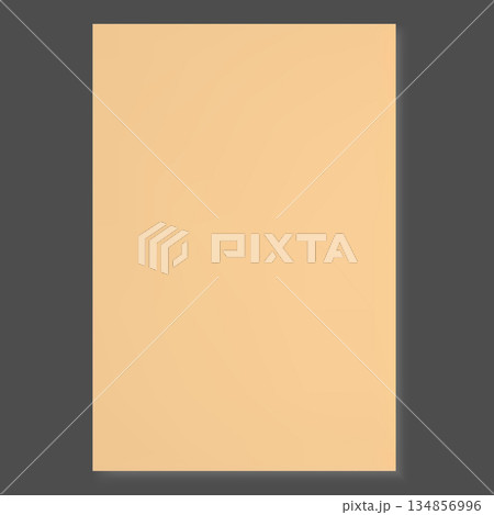 Gift cardboard box with closed lid view from above, vector realistic brown carton box for present parcel, delivery case Gift cardboard box with closed lid view from above, vector realistic brown carton box for present parcel, delivery case 134856996
