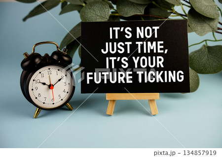 It's Not Just Time, It's Your Future Ticking Motivational And Inspirational Quotes 134857919