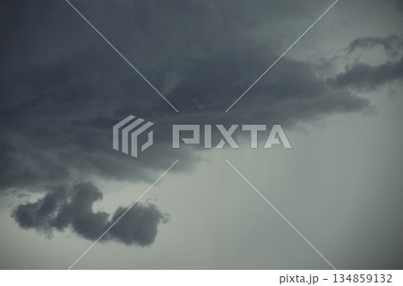 Sky full of white clouds, bright blue sky, storm day Sky full of white clouds, bright blue sky, storm day 134859132