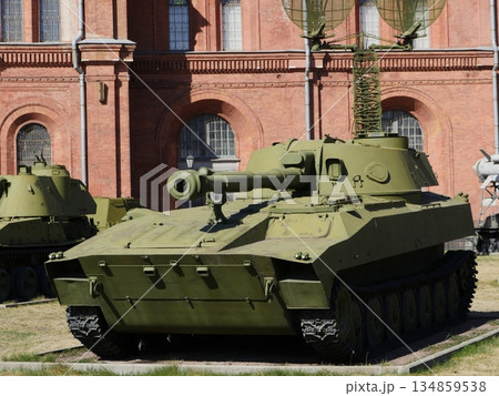 Soviet self-propelled artillery unit 134859538