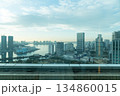 東京の湾岸の都市風景 134860015