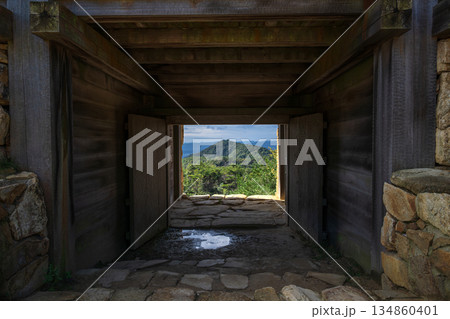 岡山 鬼ノ城 西門 岡山 鬼ノ城 西門 134860401