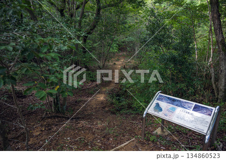 岡山 鬼ノ城 土手状遺構 134860523