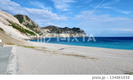 東京都神津島の多幸湾海水浴場 134861038
