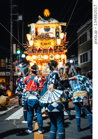 佐原の大祭 秋祭り 踊り子と山車 134862017