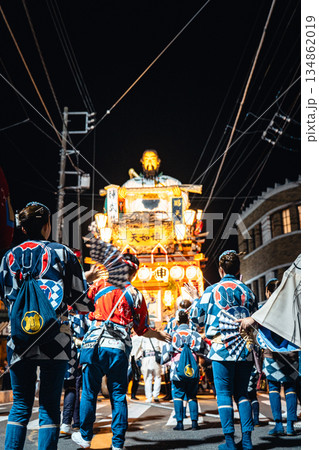 佐原の大祭 秋祭り 踊り子と山車 134862019