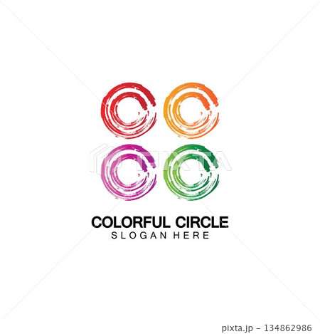 Abstract Colorful circle Logo design vector template. Modern template design. Vector icon illustration,Modern Colorful Circle Bussines and Media Logo Abstract Colorful circle Logo design vector template. Modern template design. Vector icon illustration,Modern Colorful Circle Bussines and Media Logo 134862986