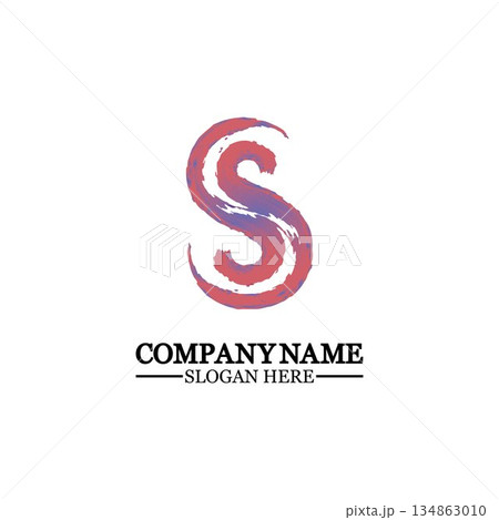 grunge letter S, vector design element,S grungy font, brush, logo, symbol, icon, graphic, vector . grunge letter S, vector design element,S grungy font, brush, logo, symbol, icon, graphic, vector . 134863010