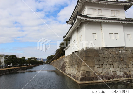 京都　二条城　大政奉還　史跡　冬 134863971