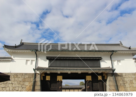 京都　二条城　大政奉還　史跡　冬 134863979