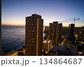 ワイキキ夕景 134864687