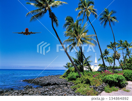 カイルア・コナのセント・ピータース教会の景観 134864892