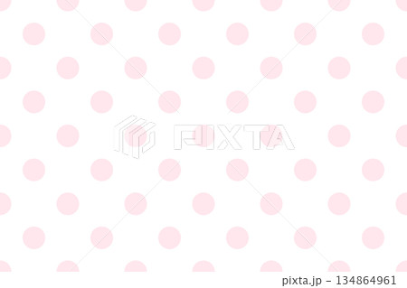 丸パターンピンク 134864961