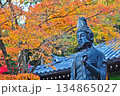 紅葉に包まれるぼけ封じ観音 134865027
