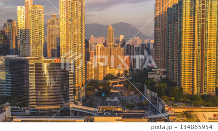 Dec 24 2025 Modern High Rise Apartment Buildings in West Kowloon Hong Kong Dec 24 2025 Modern High Rise Apartment Buildings in West Kowloon Hong Kong 134865954