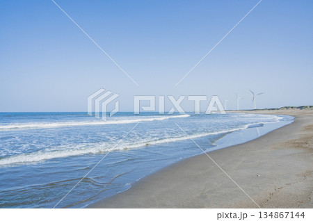 茨城 5月の日川浜海水浴場(神栖市) 茨城 5月の日川浜海水浴場(神栖市) 134867144