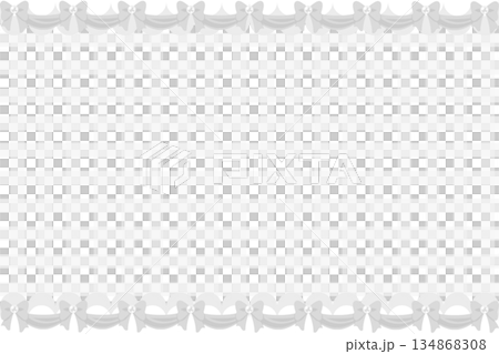 フリルリボンギンガムチェック　グレー 134868308