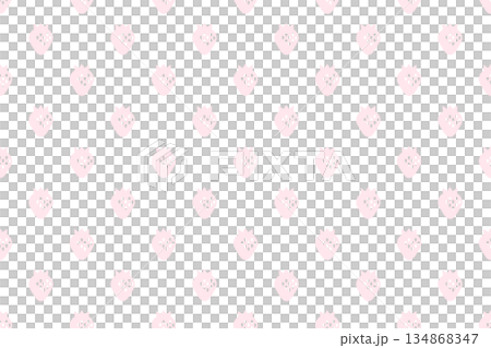 いちごパターンピンク いちごパターンピンク 134868347