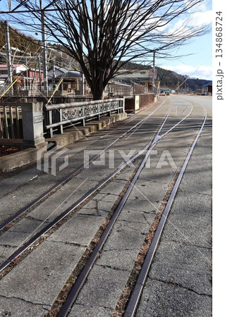 横川駅構内に接続されている碓氷峠鉄道文化むらの引き込み線 134868724