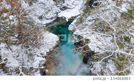 付知峡（冬） 134868863