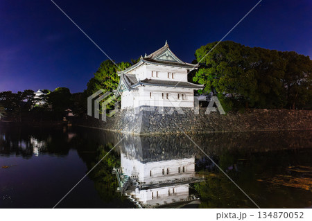 皇居　巽櫓（たつみやぐら）　年末年始ライトアップ 134870052