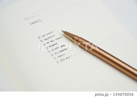 contract with pen on table contract with pen on table 134870056