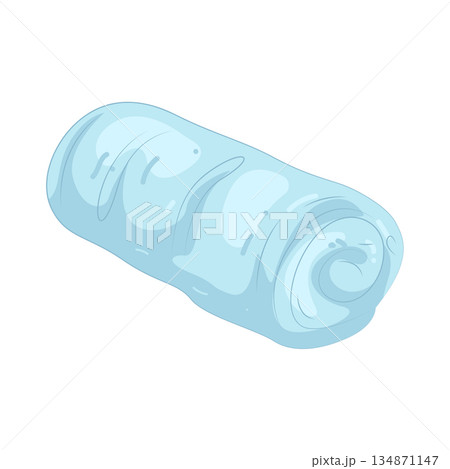 Illustration of rolled towel Illustration of rolled towel 134871147