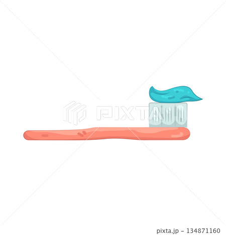 Illustration of toothbrush  134871160