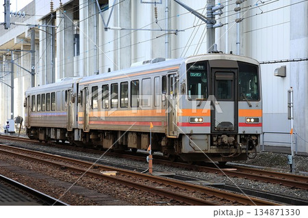 【JR西日本】キハ120形300番台＋キハ120形0番台（大糸線：糸魚川駅） 134871330