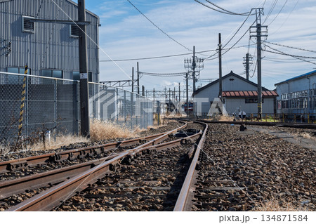 ぐんま車両センター近くのレール 134871584