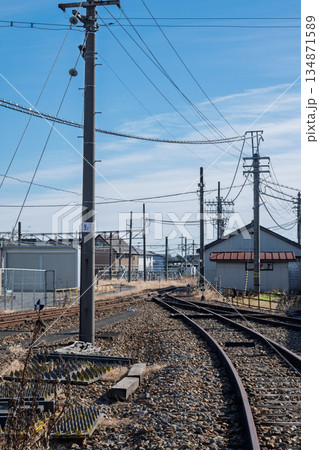 ぐんま車両センター近くのレール 134871589