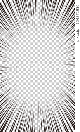 16:9 尺寸垂直版背景素材：單色簡約集中線條向量圖 134871956