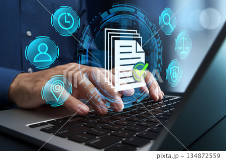 法律文書管理。監査証跡と記録管理コンプライアンス。文書管理と安全なアーカイブ。ファイルを保存するため 法律文書管理。監査証跡と記録管理コンプライアンス。文書管理と安全なアーカイブ。ファイルを保存するため 134872559