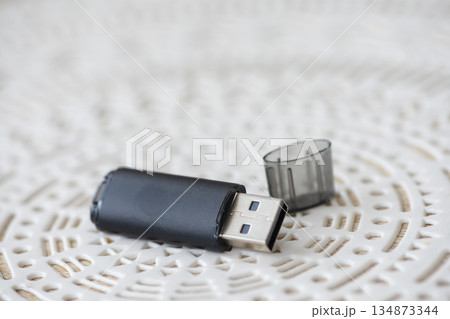 Close-up on a flash drive Close-up on a flash drive 134873344