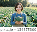 ブロッコリーガール　農業女子 134875300