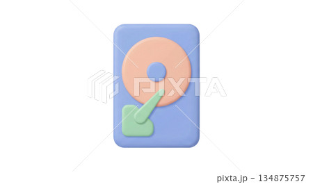 Hard disk drive (HDD_外付けドライブ) 134875757